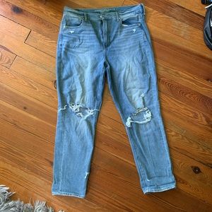 American Eagle DistressedMom Jeans